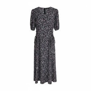 Vintage Ditsy Floral Midi Dress - sz 5 (juniors)